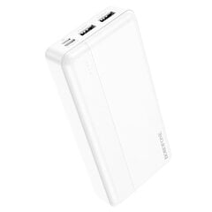 Borofone Power Bank 20000mAh BJ24A - 2xUSB - white цена и информация | Зарядные устройства Power bank | pigu.lt