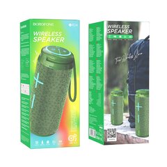 Borofone Portable Bluetooth Speaker BR24 Fashion green цена и информация | Аудиоколонки | pigu.lt