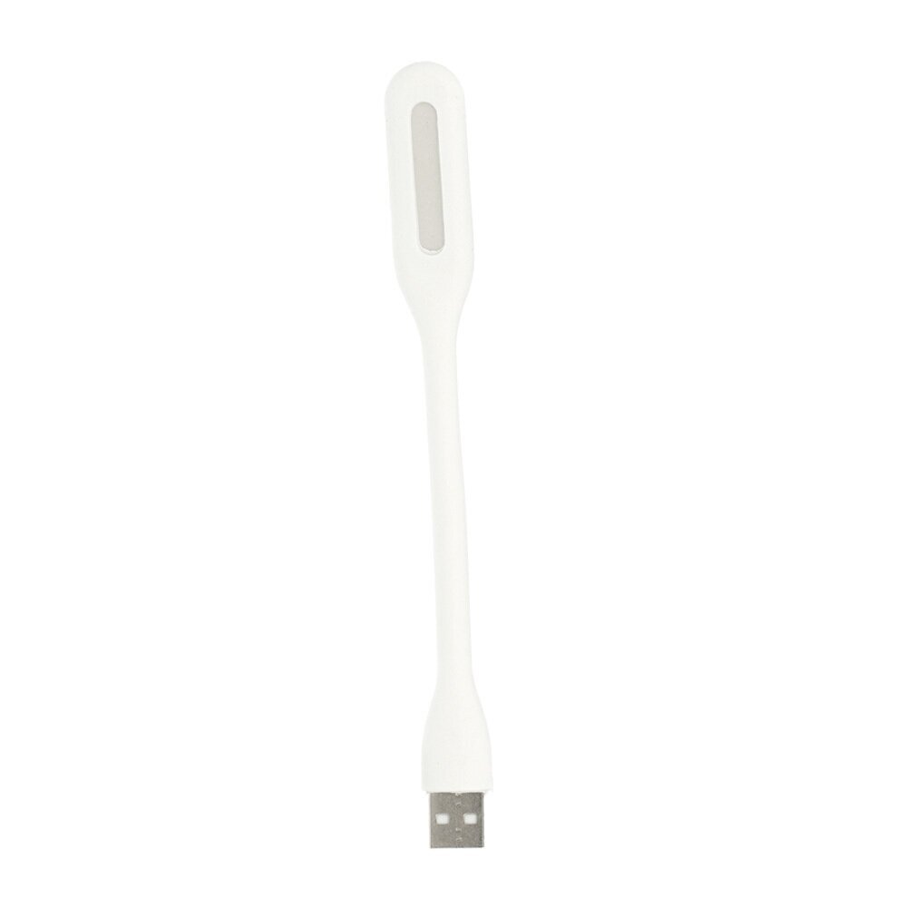 Mini LED lempa silikoninė USB balta цена и информация | Staliniai šviestuvai | pigu.lt