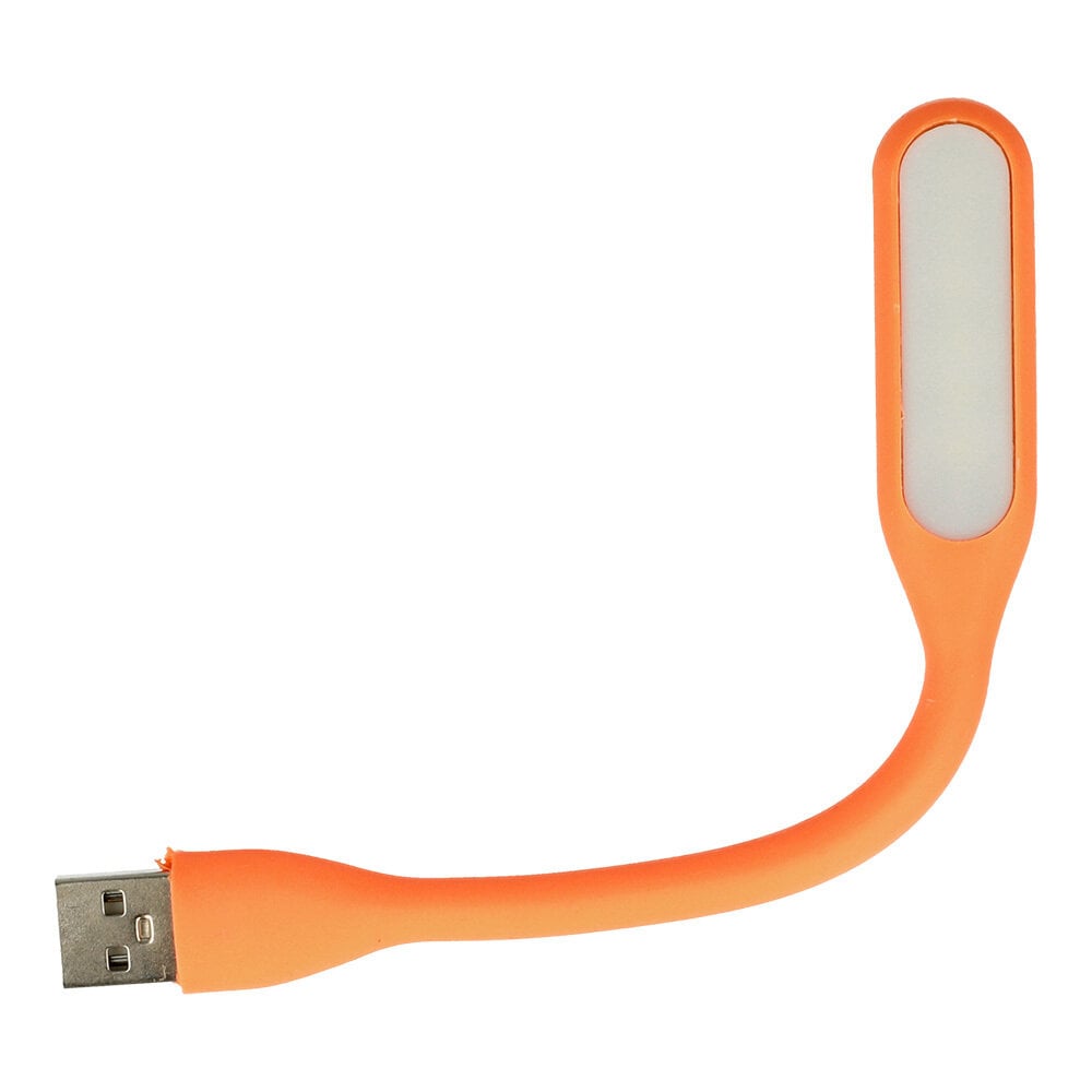 Mini LED Lamp Silicone USB Orange цена и информация | Staliniai šviestuvai | pigu.lt