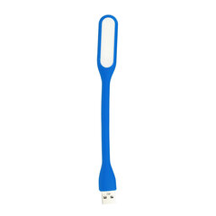 Mini LED Lamp Silicone USB Blue цена и информация | Настольные светильники | pigu.lt