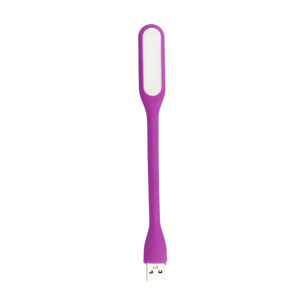 Mini LED Lamp Silicone USB Purple цена и информация | Staliniai šviestuvai | pigu.lt