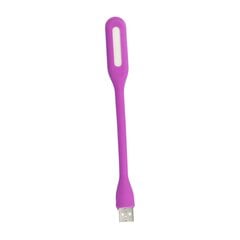 Mini LED lempa silikoninė USB violetinė kaina ir informacija | Staliniai šviestuvai | pigu.lt