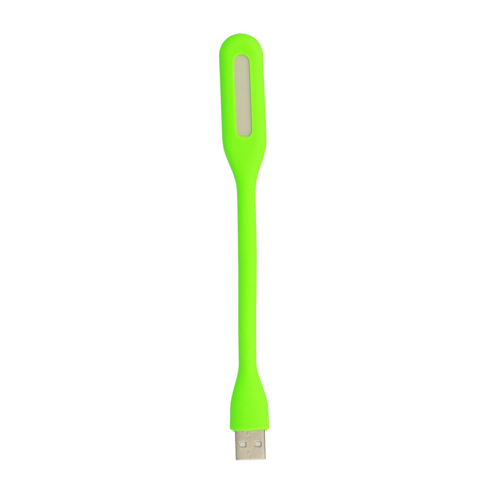 Mini LED Lamp Silicone USB Green цена и информация | Staliniai šviestuvai | pigu.lt