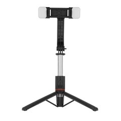 Selfie Stick - with detachable lamps, tripod and bluetooth remote control - L13D Black цена и информация | Моноподы для селфи («Selfie sticks») | pigu.lt