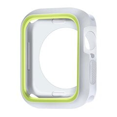 Case for Apple Watch 45mm Silicone grey-green цена и информация | Аксессуары для смарт-часов и браслетов | pigu.lt