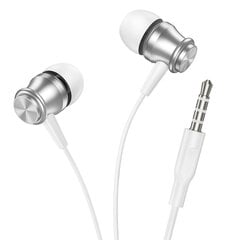 Borofone Earphones BM75 Platinum Metal silver цена и информация | Наушники | pigu.lt