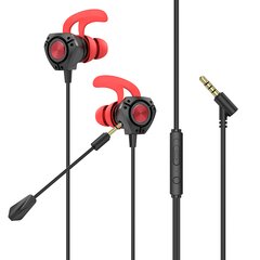 Borofone Earphones BM81 Happy gaming with microphone black цена и информация | Наушники | pigu.lt