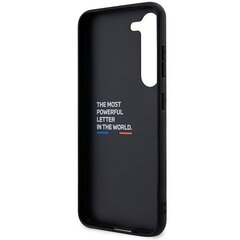 Original Case BMW Leather Stamp Tricolor BMHCS23M22PTDK for Samsung Galaxy S23 Plus Black цена и информация | Чехлы для телефонов | pigu.lt