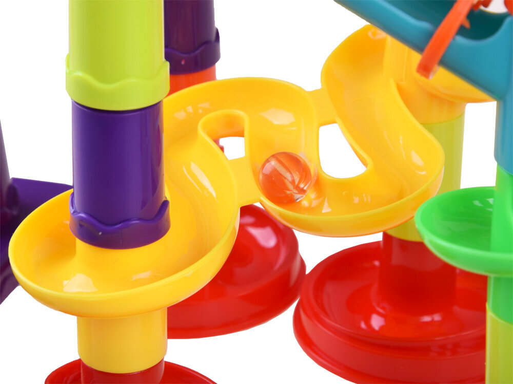 Spalvinga kamuoliukų trasa Marble run, 113 d. kaina ir informacija | Lavinamieji žaislai | pigu.lt