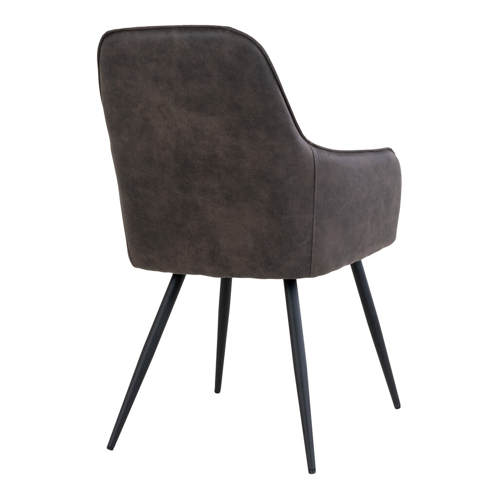 2-jų kėdžių komplektas House Nordic Harbo, pilkas kaina ir informacija | Virtuvės ir valgomojo kėdės | pigu.lt