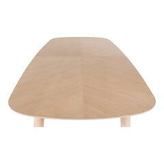 Стол House Nordic Carmona, 100x240x75 см, коричневый цвет цена и информация | Кухонные и обеденные столы | pigu.lt