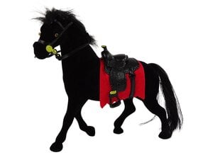 Фигурка лошади с седлом, черная цена и информация | Игрушки для девочек | pigu.lt
