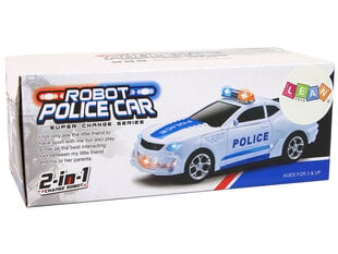 Policijos automobilis - transformeris Lean Toys kaina ir informacija | Žaislai berniukams | pigu.lt