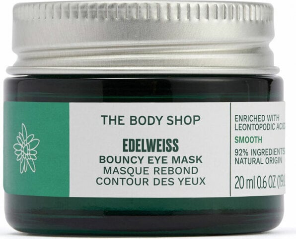 Paakių kaukė The Body Shop Mask for Eye Area Edelweiss, 20 ml kaina ir informacija | Veido kaukės, paakių kaukės | pigu.lt