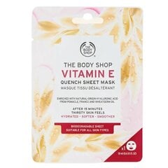 Lakštinė veido kaukė  The Body Shop su vitaminu E, 18 ml цена и информация | Маски для лица, патчи для глаз | pigu.lt
