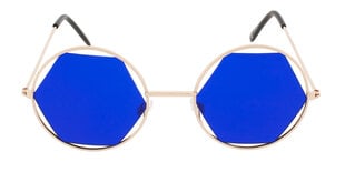 Женские солнцезащитные очки Jolie бледно-золотые темно-синие цена и информация | Женские солнцезащитные очки | pigu.lt