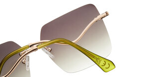 Женские солнцезащитные очки Nouvelle Vague с прозрачными оливковыми кончиками цена и информация | ICON Одежда, обувь и аксессуары | pigu.lt