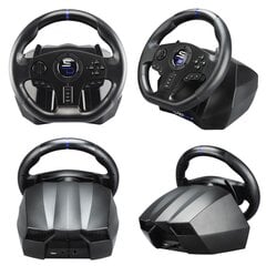 Subsonic SV750 Black USB Steering wheel + Pedals Nintendo Switch  PC  PlayStation 4  Xbox One 3701221702298 цена и информация | Игровые рули | pigu.lt