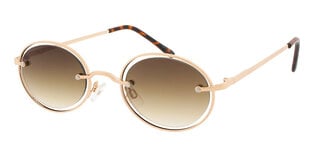 Женские солнцезащитные очки бледно-золотистого цвета цена и информация | ICON Одежда, обувь и аксессуары | pigu.lt