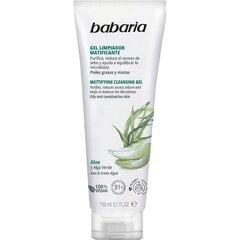 Prausiklis Babaria Matifying Facial Cleansing Gel Aloe and Green Alga, 150 ml kaina ir informacija | Veido prausikliai, valikliai | pigu.lt