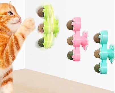 Meowclan katės žaislas malūnėlis, 3 vnt kaina ir informacija | Žaislai katėms | pigu.lt