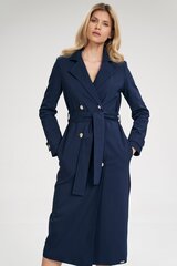 Пальто Figl M698 темно-синий цена и информация | Женские пальто | pigu.lt