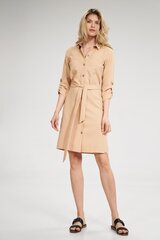Suknelė moterims Figl M701, smėlio spalvos kaina ir informacija | Suknelės | pigu.lt
