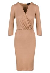 Suknelė moterims Figl M715, smėlio spalvos kaina ir informacija | Suknelės | pigu.lt