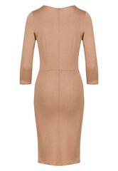 Suknelė moterims Figl M715, smėlio spalvos kaina ir informacija | Suknelės | pigu.lt