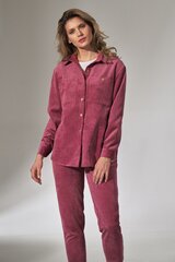 Marškiniai moterims Figl M747, rožiniai kaina ir informacija | Palaidinės, marškiniai moterims | pigu.lt