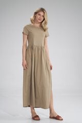 Suknelė moterims Figl M787, smėlio spalvos kaina ir informacija | Suknelės | pigu.lt