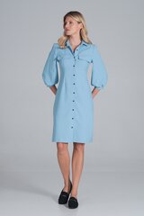 Suknelė moterims Figl M849, mėlyna kaina ir informacija | Suknelės | pigu.lt
