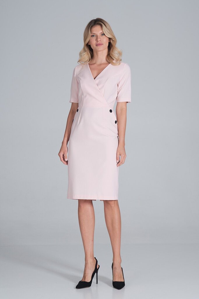 Suknelė moterims Figl M851, rožinė kaina ir informacija | Suknelės | pigu.lt