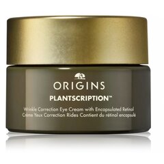 Drėkinamasis paakių kremas Origins Plantscription Encapsulated Retinol Eye Cream, 15 ml kaina ir informacija | Paakių kremai, serumai | pigu.lt