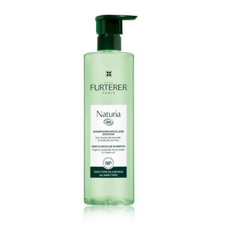 Plaukų šampūnas Rene Furterer Naturia Gentle Micellar Shampoo, 400 ml kaina ir informacija | Šampūnai | pigu.lt