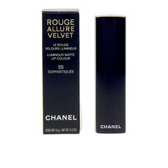 Matiniai lūpų dažai Chanel Rouge Allure Velvet, 55 Sophistiquee, 3,5 g kaina ir informacija | Lūpų dažai, blizgiai, balzamai, vazelinai | pigu.lt