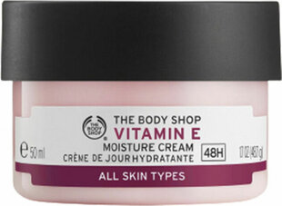 Veido kremas The Body Shop Hydrating Cream Vitamin E, 50 ml kaina ir informacija | Veido kremai | pigu.lt