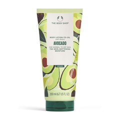 Drėkinamasis kūno losjonas The Body Shop Avocado, 200 ml kaina ir informacija | Kūno kremai, losjonai | pigu.lt