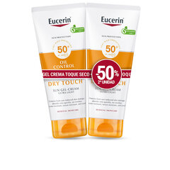 Kremas nuo saulės Eucerin Sun Gel Creme Oil Control Dry Touch Spf50, 2x200ml цена и информация | Кремы от загара | pigu.lt