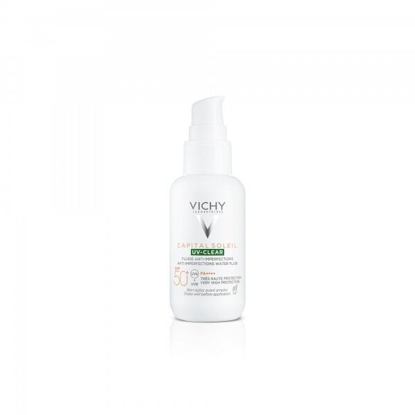 Losjonas nuo saulės Vichy Capital Soleil UV Clear SPF50, 40ml kaina ir informacija | Kremai nuo saulės | pigu.lt