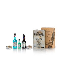 Rinkinys Beardburys Genuine Men: šampūnas, 330 ml + purškiklis, 100 ml + 3 viename prausiklis, 100 ml + vaškas, 30 ml + pomada, 30 ml kaina ir informacija | Skutimosi priemonės ir kosmetika | pigu.lt