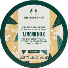 Kūno šveitiklis The Body Shop Body Exfoliator Almond Milk, 250 ml kaina ir informacija | Kūno šveitikliai | pigu.lt