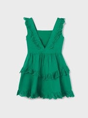 Mayoral детское платье 6918*059, зелёный 8445445749091 цена и информация | Платья для девочек | pigu.lt
