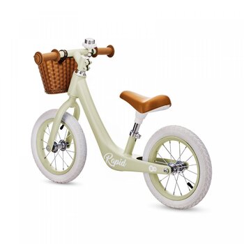 Балансный велосипед Kinderkraft Rapid, зеленый цена и информация | Балансировочные велосипеды | pigu.lt