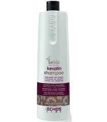Шампунь «Echosline» Seliar Keratin Shampoo, с кератином, 1000 мл цена и информация | Шампуни | pigu.lt