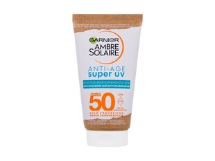 Защитный крем от солнца для лица Garnier Ambre Solaire Anti-Age Super UV SPF50, 50 мл цена и информация | Кремы от загара | pigu.lt