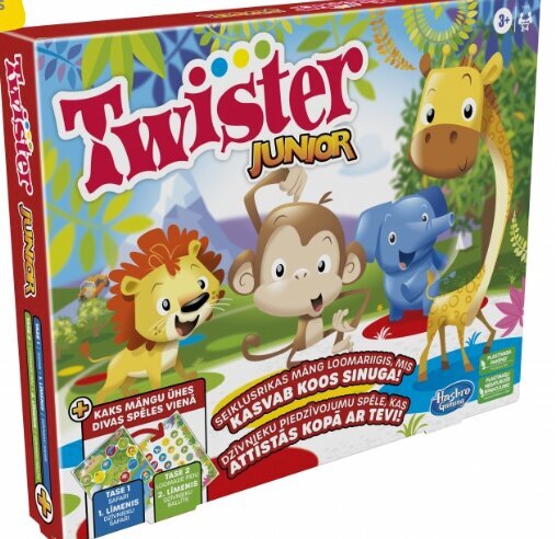 Žaidimas Hasbro Twister Junior LV, EE kaina ir informacija | Stalo žaidimai, galvosūkiai | pigu.lt