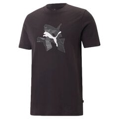 Marškinėliai vyrams Puma 77271, juodi kaina ir informacija | Vyriški marškinėliai | pigu.lt