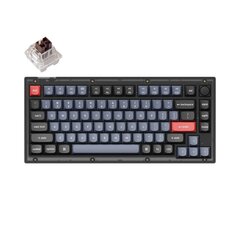 Keychron V3 80% Механическая клавиатура (ANSI, Carbon Black, RGB, Hot-swap, US, Pro Brown Switch) цена и информация | Клавиатуры | pigu.lt